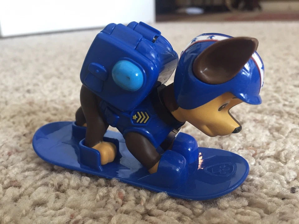 Boys Size 7 Nickelodeon Short Sleeve Paw Patrol Top With Chase Toy - Image 4 of 4