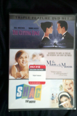 Shag The Movie + Man in the Moon +The Cutting Edge (DVD) Triple Feature NEW