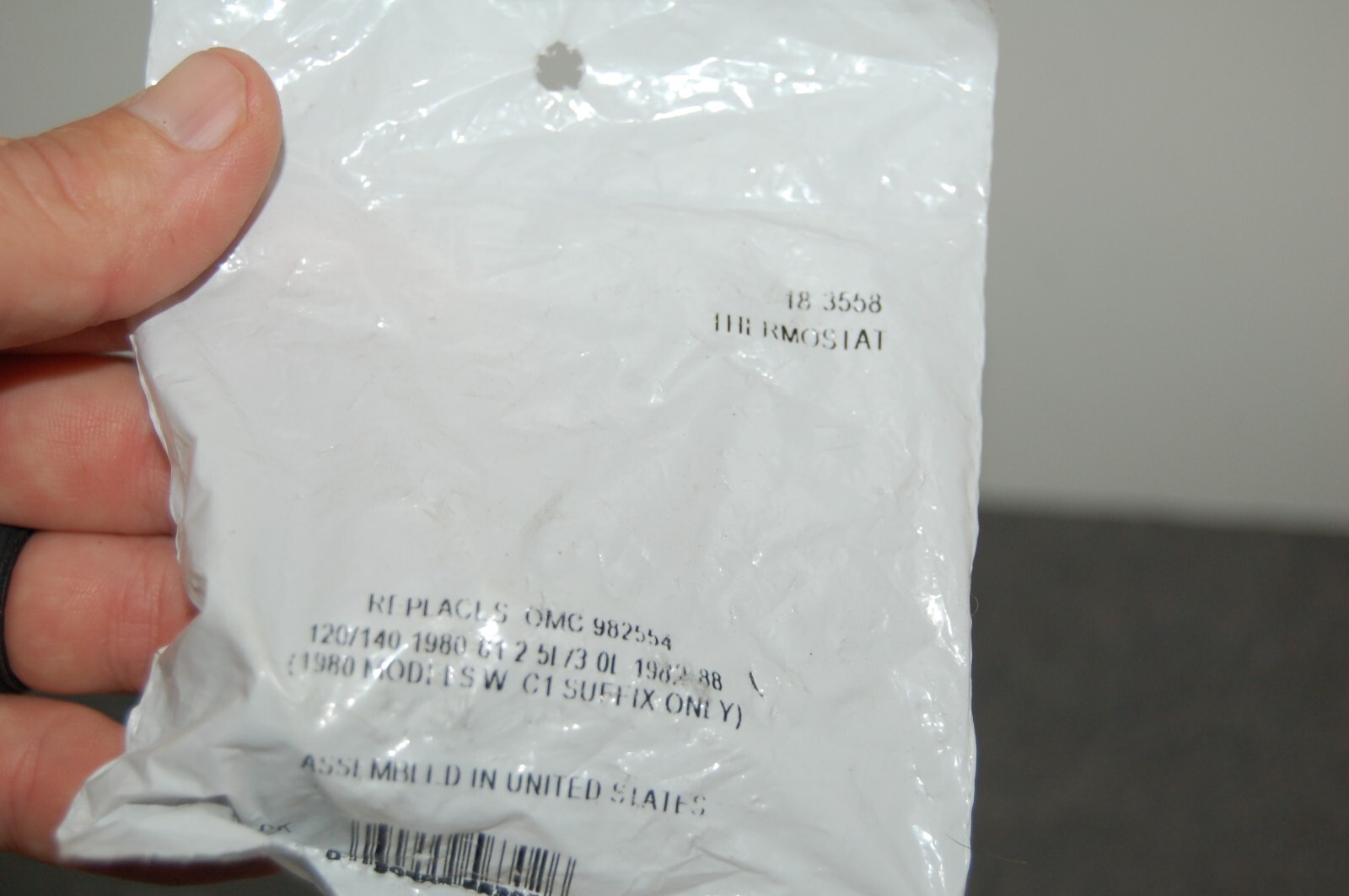 NEW GENUINE Sierra Marine 18-3558 Thermostat REPLACES OMC 982554 MARINE PARTS