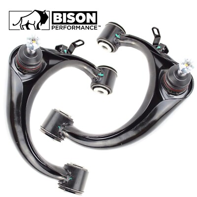 Bison Performance 2pc Set Front LH RH Upper Control Arm For Land Cruiser LX470