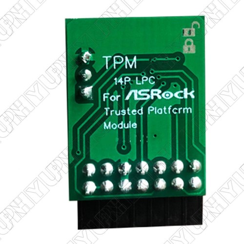 1 x carte de module de sécurité module 1,2 TPM pour carte mère ASROCK 14 BROCHES LPC - Photo 4/5