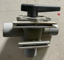 Whale  1.5" Plastic Diverter Valve│For Marine Bilge & Toilet Waste Systems