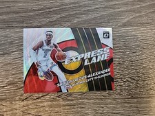 Shai Gilgeous-Alexander 2021-22 Optic Express Lane TMall Red Wave SP Insert #17