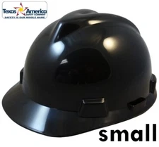 MSA V-Gard Small Cap Style Hard Hat - Black