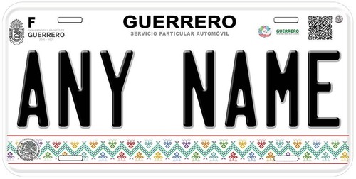 Mexico Any State Any Name Customized Novelty Auto License Plate Set-A - Picture 15 of 34