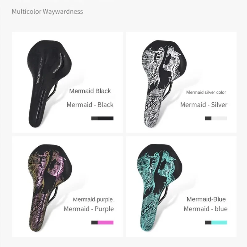 Седло сиденье для шоссейного велосипеда горного велосипеда водонепроницаемое велосипедное сиденье седло удобные детали для велосипеда - Изображение 4 из 4