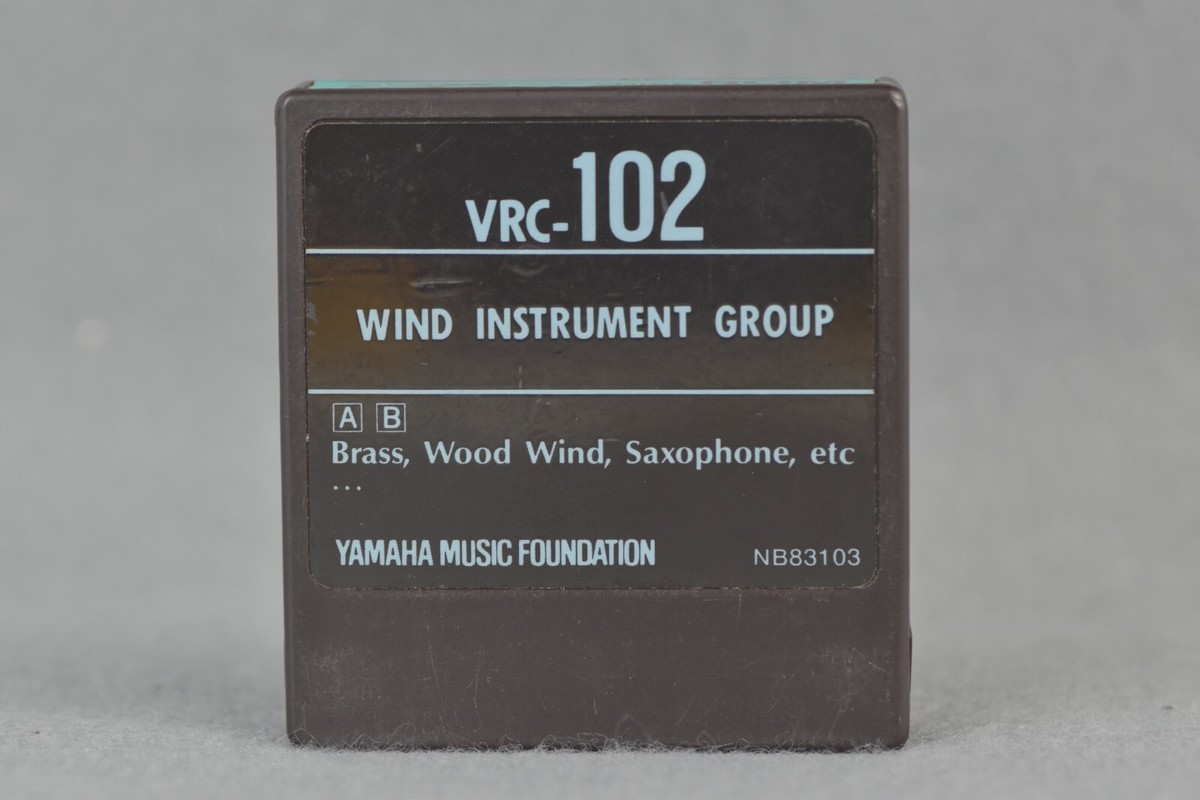 YAMAHA 「 VRC-102 」DATA CARTRIDGE fof DX7 Yamaha DX7 VRC-102 WIND INSTRUMENT Group Rom Cartridge | eBay