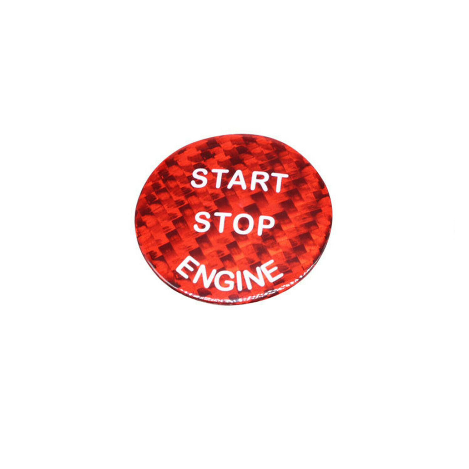 Sticker Engine Stop Engine Start Stop Button Cover Trim Sticker For BMW X1 X3 X4 Red Carbon ...