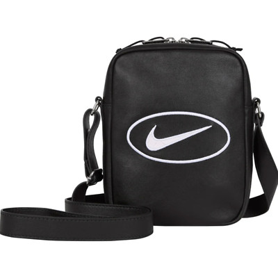 Supreme x Nike Leather Shoulder Bag - Black - NEW - HJ7964-045 | eBay