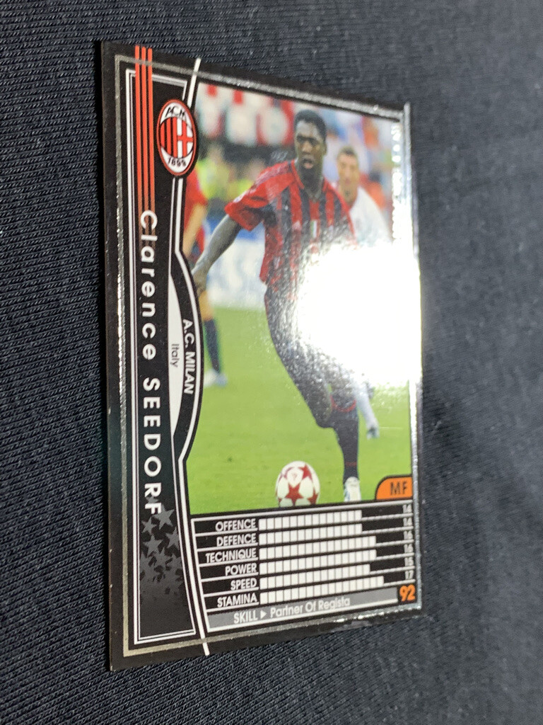 Clarence Seedorf WCCF PANINI soccer card made in Japan sports