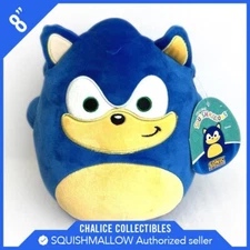 Squishmallow Kellytoy Plush Sonic the Hedgehog 8" Inch NWT NEW