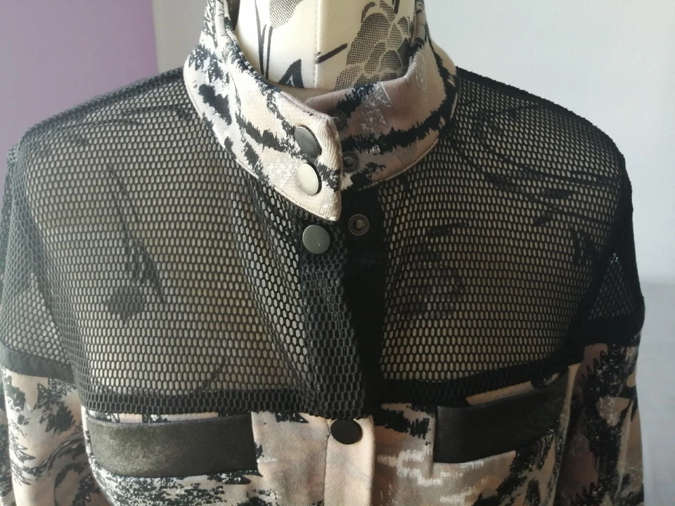 Orig. Nü Denmark Jacke Lora gr. M, Netz, Neu , Beige Schwarz, Baumwolle  - Bild 4 von 4