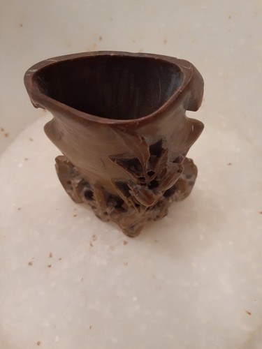 Vintage Soapstone - bud vase - Picture 2 of 9