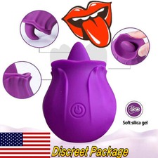 2024 New Female Tongue Licking Anniversary Female Birthday Gift Massage 10 Modes