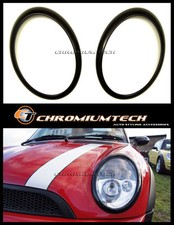 MK1 R50 R52 Mini Cooper/One Nero Testa Luce Bordo Per Non-Xeno Faro