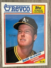 1988 Topps Revco #17 Mark McGwire - Oakland A's