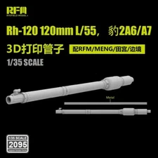 RYE 2095 1/35 Rh-120 120mm L/55 for Leopard 2A6/A7 For RFM/MENG/Tanmiya/Border