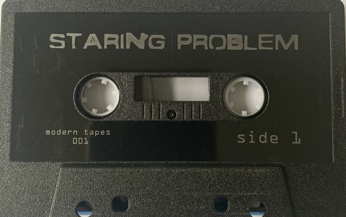 STARING PROBLEM CASSETTE TAPE RARE POST PUNK DEATH ROCK BELGRADO MORAL HEX GOTH - Picture 4 of 5