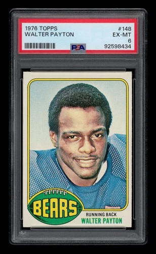 1976 Topps Set-Break #148 Walter Payton RC  PSA 6 SHARP! Bears GOAT HOF SB MVP