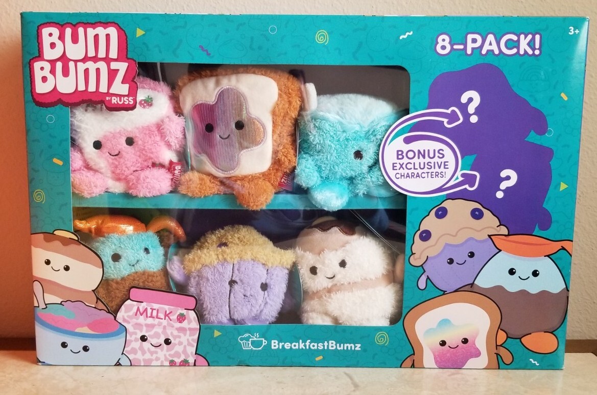 Bum Bumz by Russ Breakfast Bumz 4.5” 8 Pack Breakfast Set | eBay