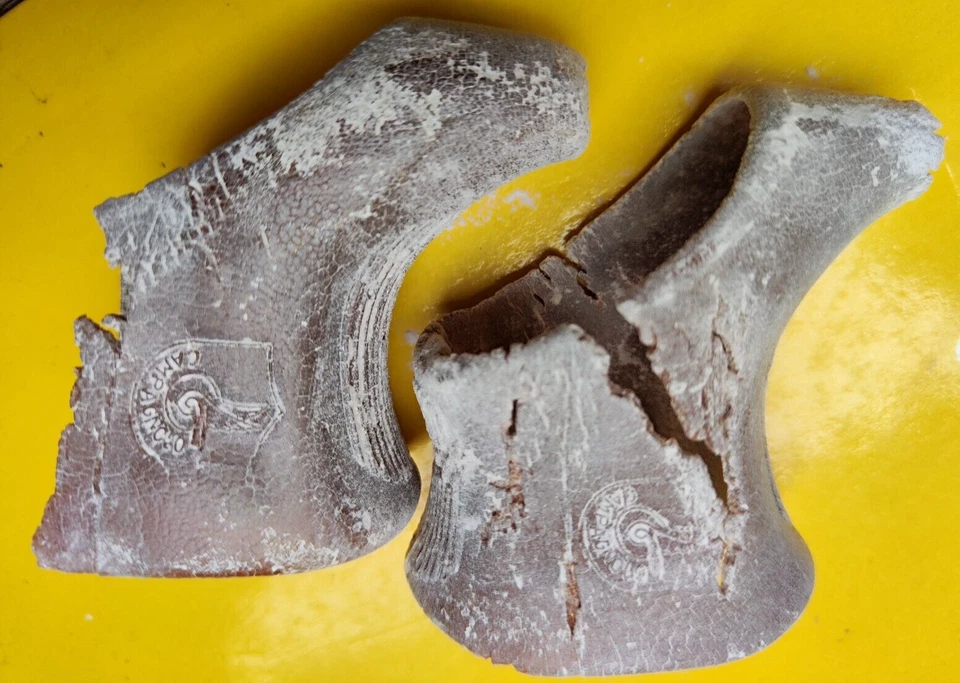 OLD RECORD BRAKE LEVERS HOOD CAMPAGNOLO USABLE POGGIAMANO VINTAGE - Image 3 of 4