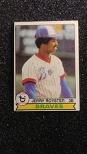 1979 Topps Baseball card # 344 Jerry Royster  ( VERY GOOD  CONDITION )