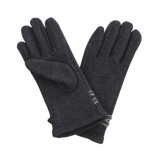 Elegant Women's Winter Thermal Gloves with Velvet Ribbon & Pom - Diff Colors - Picture 20 of 25