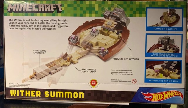 hot wheels minecraft wither summon