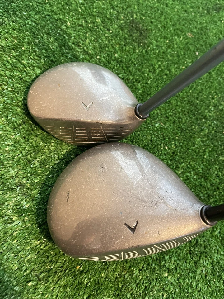 Callaway Great Big Bertha Titanium Woods Set Driver & 7 Light Graphite Shafts - Image 4 of 4