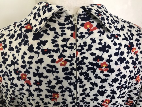 Vintage Neiman Marcus Floral Dress Secretary Geek Pussycat Bow Young Viewpoint - Picture 6 of 9
