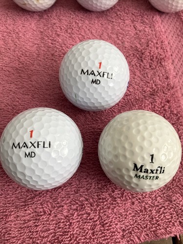 15 Used Maxfli 1,2,3,4 & Hogan 1 Golf Balls Tungsten Surlyn Dunlop Manitowoc - Picture 5 of 24