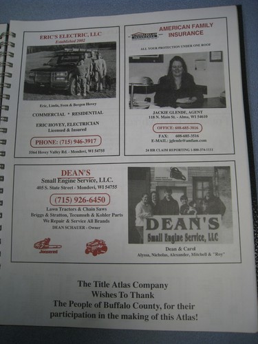 Set of 2 2005 Buffalo County Wisconsin Atlas Books Volume 1 & 2 - Picture 8 of 21