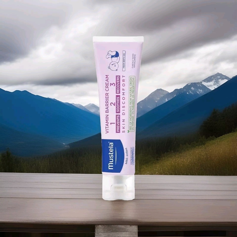 Mustela Vitamin Barrier Cream soothing and preventing diaper rash 50ML ...