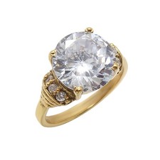 Art Deco Ring, Engagement Ring, Bridal Ring, CZ Ring, 925 Sterling Silver Ring