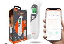 MOBI Connect Smart Bluetooth Ear + Forehead Dualscan Thermometer - Open Box