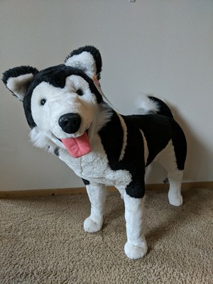 melissa and doug plush husky