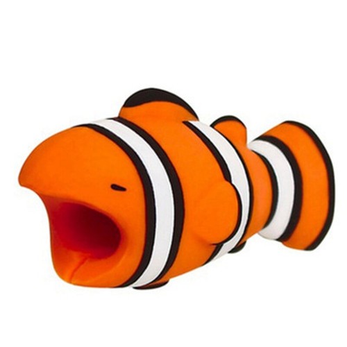 IPhone Charger Cord Protector Animal Cable Muncher Bite Chomper 21Styles - Picture 22 of 32