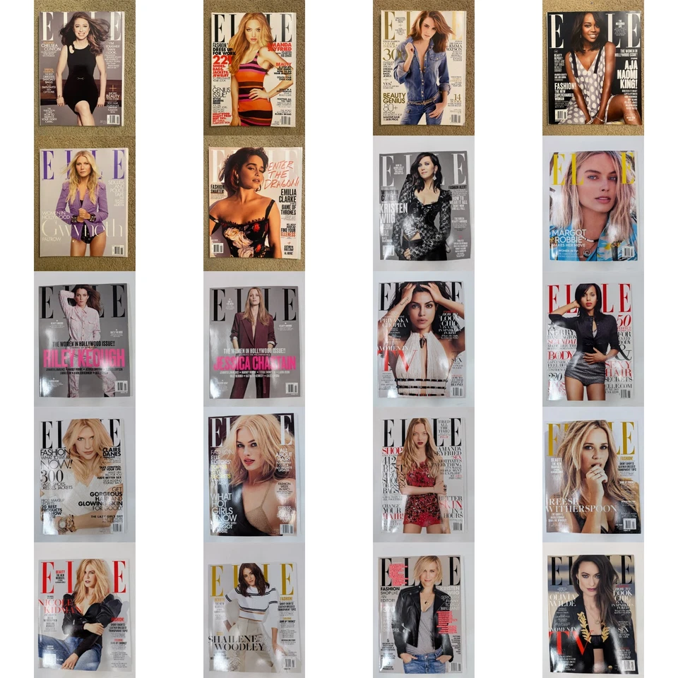 NEW Magazine: Elle: YOU CHOOSE: women's issues health beauty fashion lot