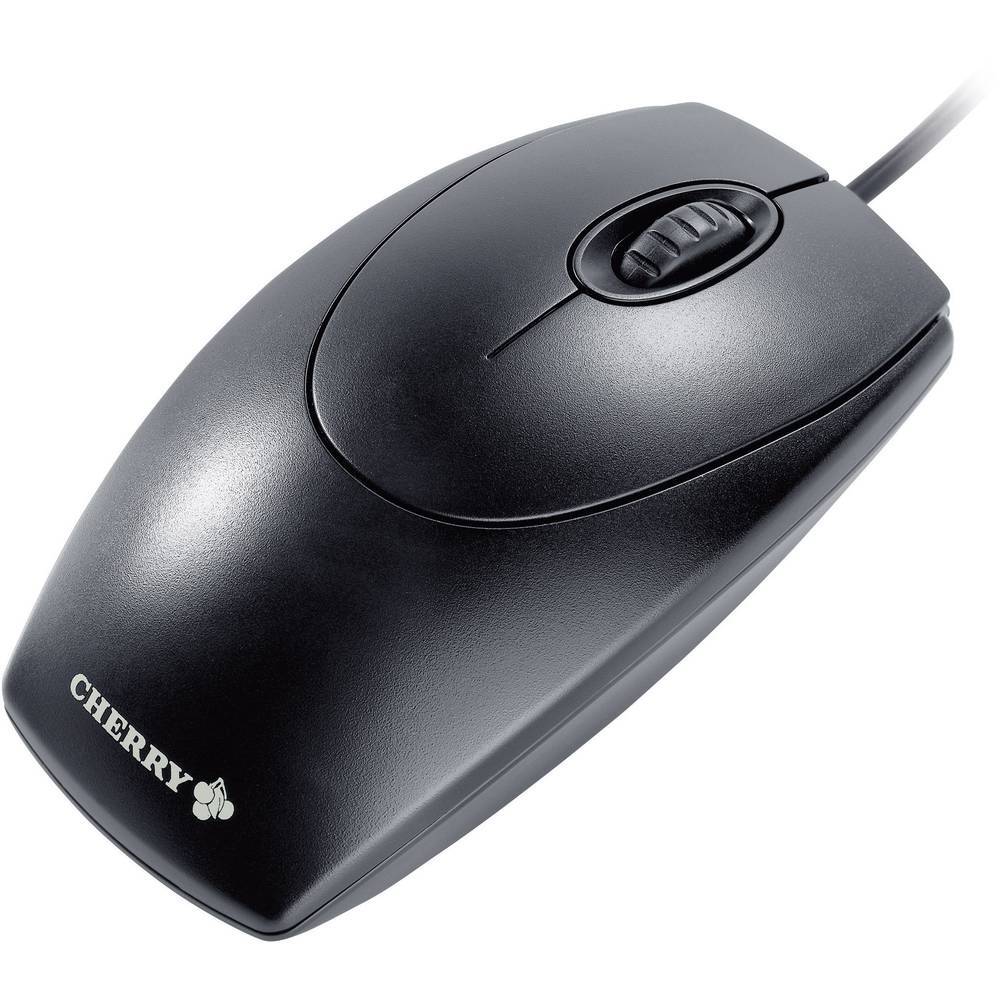 ВИШНЕВАЯ колесная мышка Maus USB Optisch Schwarz 3 с разрешением 1000 точек на дюйм