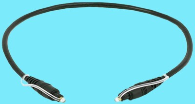 ULTRA GOLD TOSLINK Digital Audio Cable 1.5 ft SPDIF Fiber Optic feet Optical 