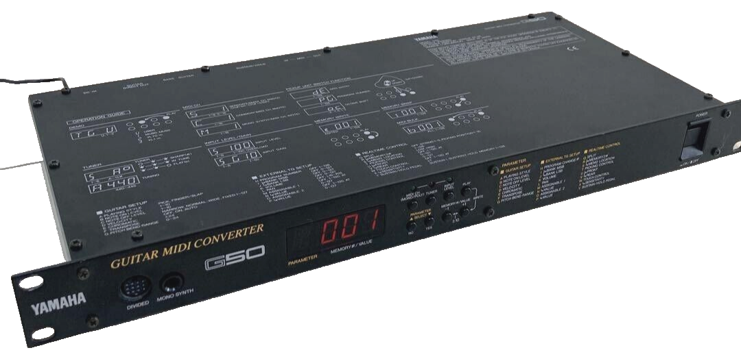 Yamaha G50 Guitar MIDI Rackmount Converter with AC100V Power Supply
