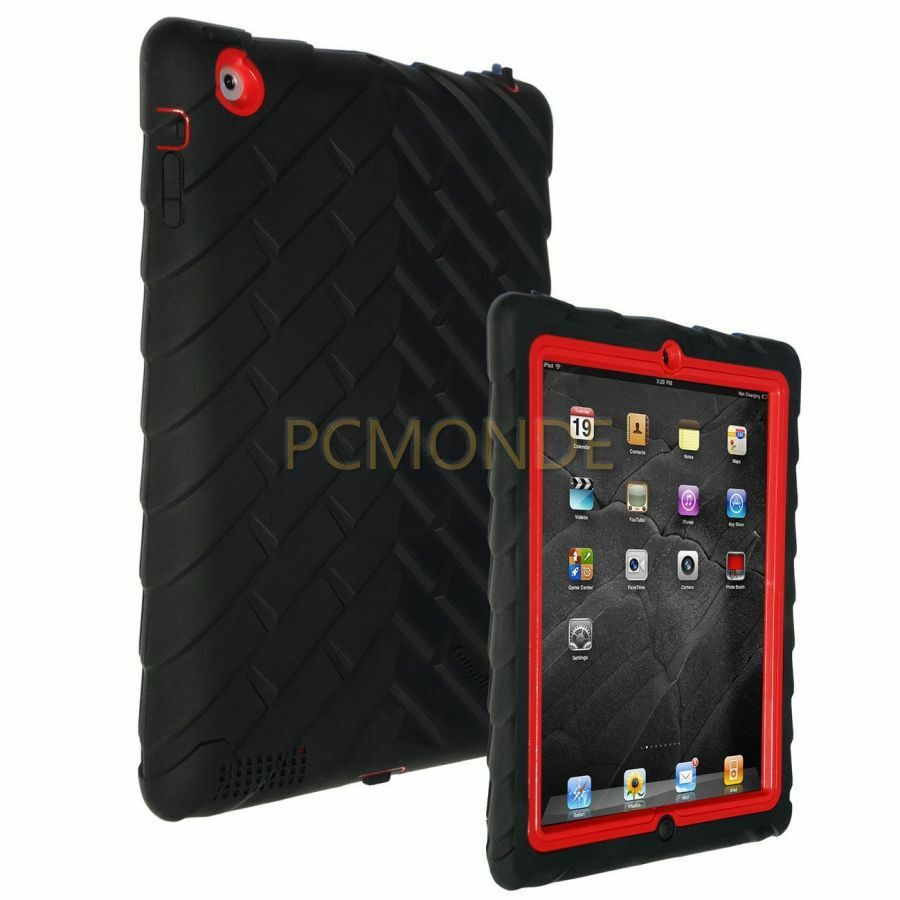 Gumdrop Drop Tech Series Case for Apple iPad 2 Red/Black (DS