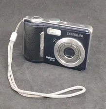 Samsung Digimax S700 7.2MP Digital Camera Black Working View Screen Issues Read