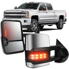 Towing Mirrors Power Heated Signal For Chevy Silverado Gmc Sierra 2007-2014 Towing Mirrors Power Heated Signal For Chevy Silverado Gmc Sierra 2007-2014
