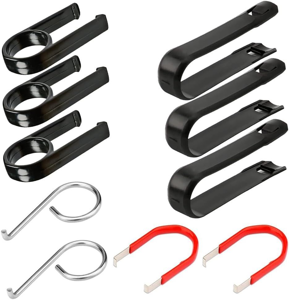 10pc Wheel Bolt Cap Cover Removal Tool Lug Nut Puller Tweezers Universal Kit