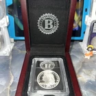 1879 Bradford Exchange 1 Oz. .999 Silver Schoolgirl Morgan Proof With Wood Box