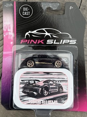 Jada Pink Slips Porsche 911 GT3 RS & Cup 992 Bundle Black & Chrome
