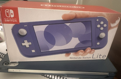 Nintendo Switch Lite Blue Handheld System Console w/ USB-C & Headphone Jack