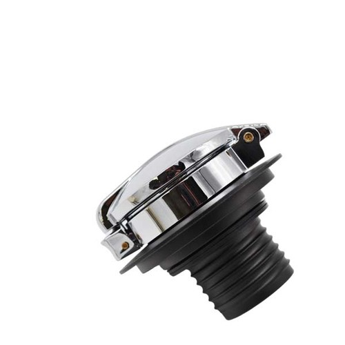 Tappo serbatoio Monza con adattatore BMW R45 R65 R80 R100 alluminio lucido nero - Picture 2 of 3