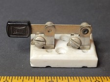 Vintage Leviton Miniature Porcelain Knife Switch